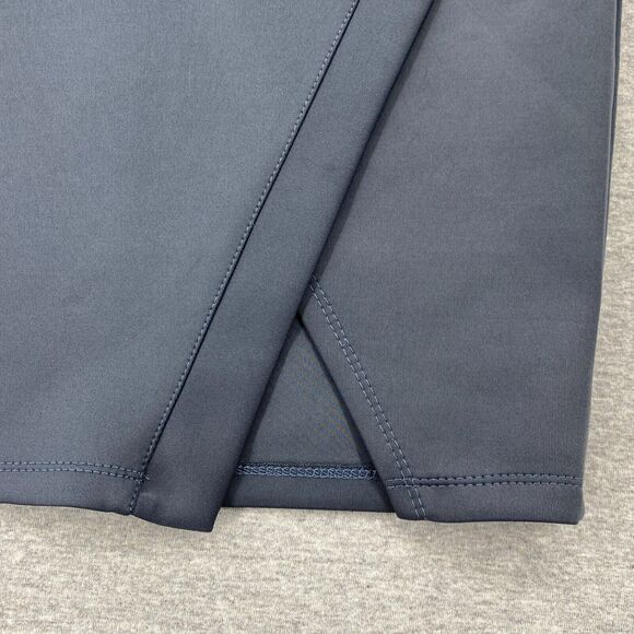 J Tomson Skirt Womens Medium Dark Gray Split Faux Wrap Pencil Stretch Soft - Picture 4 of 12